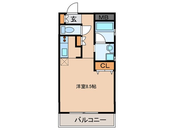 セジュ－ル庄内緑地の物件間取画像